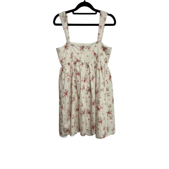 Altar’d State Women’s Mini Sundress Floral Cottagecore Small Square Neck - Picture 11 of 15
